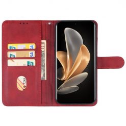 Lacné Kryty | Peňaženkové puzdro Splendid case červené – Vivo V29 | Lacné Kryty