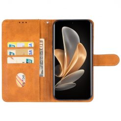 Lacné Kryty | Peňaženkové puzdro Splendid case hnedé – Vivo V29 | Lacné Kryty