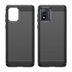 Lacné Kryty | Zadný kryt Carbon Čierny – Motorola Moto E13 | Lacné Kryty
