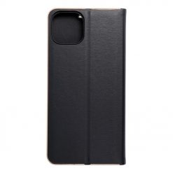 Lacné Kryty | Knižkové puzdro Luna Book čierne – Apple iPhone 15 Plus | Lacné Kryty