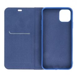 Lacné Kryty | Knižkové puzdro Luna Carbon modré – Apple iPhone 15 Pro | Lacné Kryty