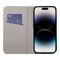 Lacné Kryty | Knižkové puzdro Magnet Book bordové – Apple iPhone 15 Pro | Lacné Kryty