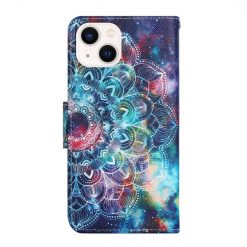 Lacné Kryty | Knižkové puzdro Trendy Cross case Hviezdna mandala – Apple iPhone 15 | Lacné Kryty