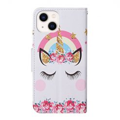 Lacné Kryty | Knižkové puzdro Trendy Cross case Jednorožec – Apple iPhone 15 | Lacné Kryty
