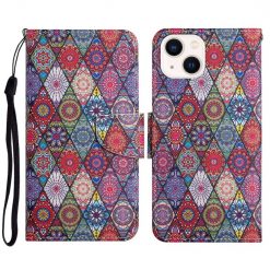 Lacné Kryty | Knižkové puzdro Trendy Cross case Kaleidoskop – Apple iPhone 15 | Lacné Kryty