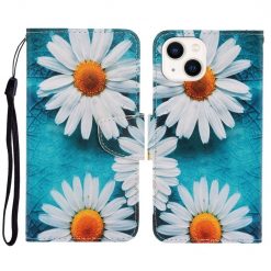 Lacné Kryty | Knižkové puzdro Trendy Cross case Sedmokráska – Apple iPhone 15 Plus | Lacné Kryty