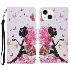 Lacné Kryty | Knižkové puzdro Trendy Cross case Víla – Apple iPhone 15 | Lacné Kryty