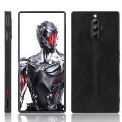 Kryt Shockproof Sewing Cow Pattern čierny – Nubia Red Magic 8 Pro | Lacné Kryty Lacné Kryty | Kryt Shockproof Sewing Cow Pattern čierny – Nubia Red Magic 8 Pro | Lacné Kryty