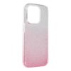 Lacné Kryty | Ligotavý Kryt Forcell Shining strieborný – Apple iPhone 15 Pro | Lacné Kryty