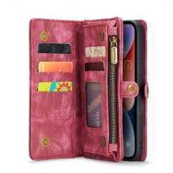Multifunkčné peňaženkové puzdro CaseMe Detachable červené – Apple iPhone 15 | Lacné Kryty Lacné Kryty | Multifunkčné peňaženkové puzdro CaseMe Detachable červené – Apple iPhone 15 | Lacné Kryty