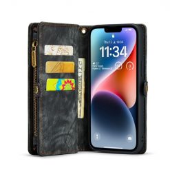 Multifunkčné peňaženkové puzdro CaseMe Detachable čierne – Apple iPhone 15 | Lacné Kryty Lacné Kryty | Multifunkčné peňaženkové puzdro CaseMe Detachable čierne – Apple iPhone 15 | Lacné Kryty