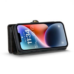 Multifunkčné peňaženkové puzdro CaseMe Detachable čierne – Apple iPhone 15 | Lacné Kryty Lacné Kryty | Multifunkčné peňaženkové puzdro CaseMe Detachable čierne – Apple iPhone 15 | Lacné Kryty