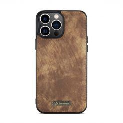 Lacné Kryty | Multifunkčné peňaženkové puzdro CaseMe Detachable hnedé – Apple iPhone 15 Pro Max | Lacné Kryty