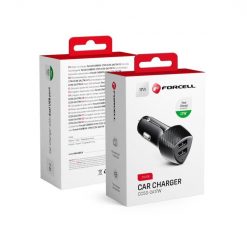 Nabíjačka do auta Forcell Carbon car charger 2xUSB 17W CC50-2A17W čierna | Lacné Kryty Lacné Kryty | Nabíjačka do auta Forcell Carbon car charger 2xUSB 17W CC50-2A17W čierna | Lacné Kryty