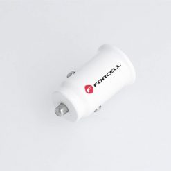 Lacné Kryty | Nabíjačka do auta Forcell Mini car charger 2xUSB 3.1A CC-SJ02 biela | Lacné Kryty
