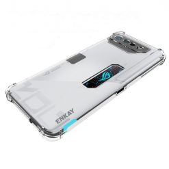 Lacné Kryty | Ochranný kryt Enkay Shockproof Slim case transparentný – Asus ROG Phone 7 Ultimate | Lacné Kryty