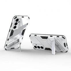 Lacné Kryty | Odolný Kryt Punk armor case biely – Samsung Galaxy S23 FE | Lacné Kryty