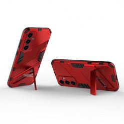 Lacné Kryty | Odolný Kryt Punk armor case červený – Samsung Galaxy S23 FE | Lacné Kryty
