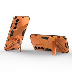 Lacné Kryty | Odolný Kryt Punk armor case oranžový – Samsung Galaxy S23 FE | Lacné Kryty