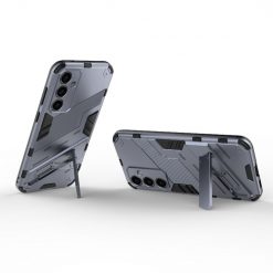 Lacné Kryty | Odolný Kryt Punk armor case sivý – Samsung Galaxy S23 FE | Lacné Kryty