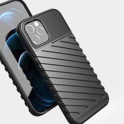Lacné Kryty | Odolný kryt Thunder Armor čierny – Apple iPhone 15 Pro | Lacné Kryty