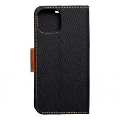 Lacné Kryty | Peňaženkové puzdro Canvas Book čierne – Apple iPhone 15 | Lacné Kryty