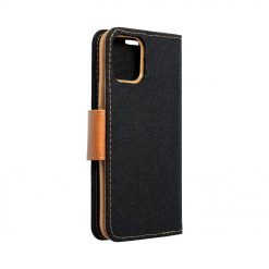 Lacné Kryty | Peňaženkové puzdro Canvas Book čierne – Apple iPhone 15 | Lacné Kryty
