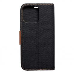 Lacné Kryty | Peňaženkové puzdro Canvas Book čierne – Apple iPhone 15 Pro Max | Lacné Kryty