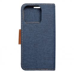 Lacné Kryty | Peňaženkové puzdro Canvas Book modré – Apple iPhone 15 Pro | Lacné Kryty
