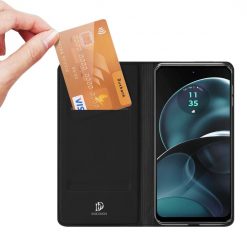 Lacné Kryty | Peňaženkové puzdro Dux Ducis Skin Pro čierne – Motorola Moto G14 | Lacné Kryty