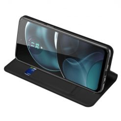 Lacné Kryty | Peňaženkové puzdro Dux Ducis Skin Pro čierne – Motorola Moto G14 | Lacné Kryty