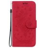 Lacné Kryty | Peňaženkové puzdro Embossing Pattern Kytica fialové – Honor 90 Lite | Lacné Kryty