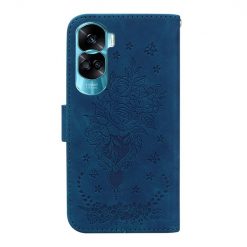 Peňaženkové puzdro Embossing Pattern Kytica modré – Honor 90 Lite | Lacné Kryty Lacné Kryty | Peňaženkové puzdro Embossing Pattern Kytica modré – Honor 90 Lite | Lacné Kryty