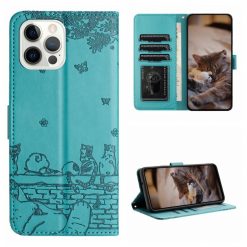 Peňaženkové puzdro Embossing Pattern Mačky modré – Apple iPhone 15 Pro Max | Lacné Kryty Lacné Kryty | Peňaženkové puzdro Embossing Pattern Mačky modré – Apple iPhone 15 Pro Max | Lacné Kryty