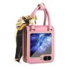 Peňaženkové puzdro Handbag Case oranžové s ochranou na vonkajší displej – Samsung Galaxy Z Flip 5 | Lacné Kryty Lacné Kryty | Peňaženkové puzdro Handbag Case oranžové s ochranou na vonkajší displej – Samsung Galaxy Z Flip 5 | Lacné Kryty