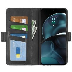 Lacné Kryty | Peňaženkové puzdro Magnetic fresh case čierne – Motorola Moto G14 | Lacné Kryty