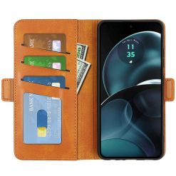 Peňaženkové puzdro Magnetic fresh case žlté – Motorola Moto G14 | Lacné Kryty Lacné Kryty | Peňaženkové puzdro Magnetic fresh case žlté – Motorola Moto G14 | Lacné Kryty