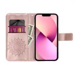 Peňaženkové puzdro Mezzo mandala ružové – Apple iPhone 15 Pro | Lacné Kryty Lacné Kryty | Peňaženkové puzdro Mezzo mandala ružové – Apple iPhone 15 Pro | Lacné Kryty
