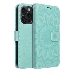 Peňaženkové puzdro Mezzo mandala zelené – Apple iPhone 15 Pro | Lacné Kryty Lacné Kryty | Peňaženkové puzdro Mezzo mandala zelené – Apple iPhone 15 Pro | Lacné Kryty