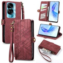 Peňaženkové puzdro Purse case červené – Honor 90 Lite | Lacné Kryty Lacné Kryty | Peňaženkové puzdro Purse case červené – Honor 90 Lite | Lacné Kryty