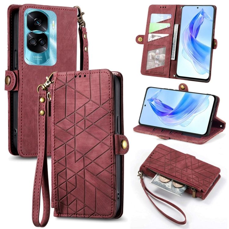Peňaženkové puzdro Purse case červené – Honor 90 Lite | Lacné Kryty Lacné Kryty | Peňaženkové puzdro Purse case červené – Honor 90 Lite | Lacné Kryty