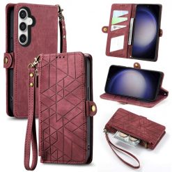 Peňaženkové puzdro Purse case červené – Samsung Galaxy S23 FE | Lacné Kryty Lacné Kryty | Peňaženkové puzdro Purse case červené – Samsung Galaxy S23 FE | Lacné Kryty