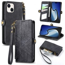 Lacné Kryty | Peňaženkové puzdro Purse case čierne – Apple iPhone 15 | Lacné Kryty