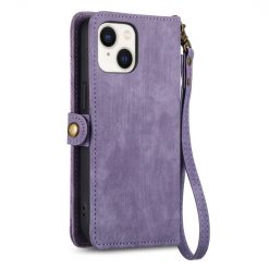 Lacné Kryty | Peňaženkové puzdro Purse case fialové – Apple iPhone 15 Plus | Lacné Kryty