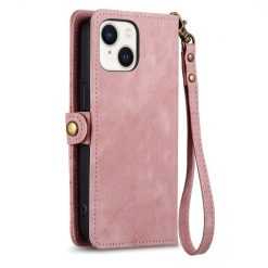 Lacné Kryty | Peňaženkové puzdro Purse case ružové – Apple iPhone 15 Pro | Lacné Kryty
