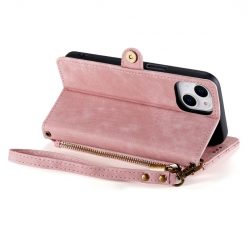 Lacné Kryty | Peňaženkové puzdro Purse case ružové – Apple iPhone 15 Pro | Lacné Kryty