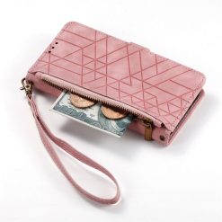 Lacné Kryty | Peňaženkové puzdro Purse case ružové – Apple iPhone 15 Pro | Lacné Kryty