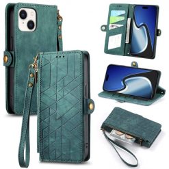 Lacné Kryty | Peňaženkové puzdro Purse case zelené – Apple iPhone 15 Plus | Lacné Kryty