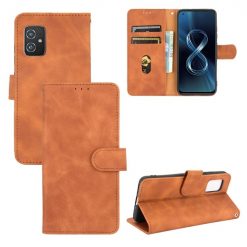 Peňaženkové puzdro Solid hnedé – Asus Zenfone 8 | Lacné Kryty Lacné Kryty | Peňaženkové puzdro Solid hnedé – Asus Zenfone 8 | Lacné Kryty