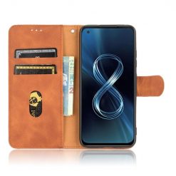 Peňaženkové puzdro Solid hnedé – Asus Zenfone 8 | Lacné Kryty Lacné Kryty | Peňaženkové puzdro Solid hnedé – Asus Zenfone 8 | Lacné Kryty